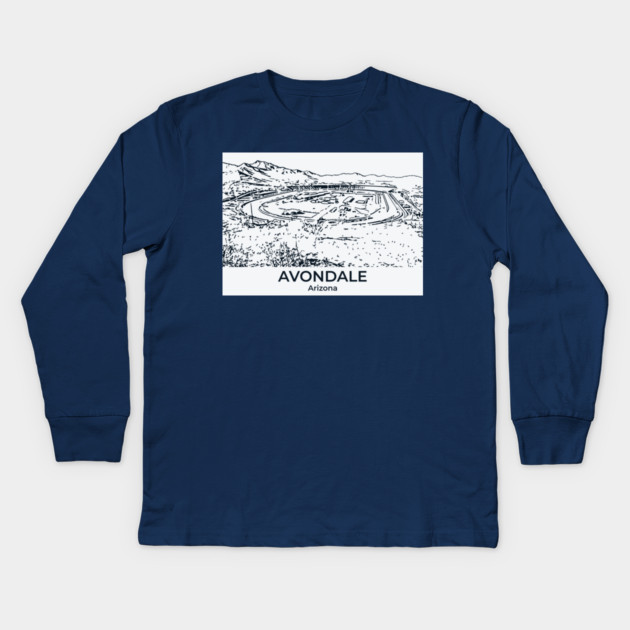 Avondale - Arizona Kids Long Sleeve T-Shirt by Lakeric