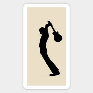 Pete Townsend Rock 'n' Roll silhouette Sticker