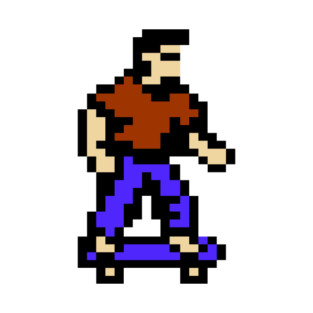 8-Bit Skater T-Shirt