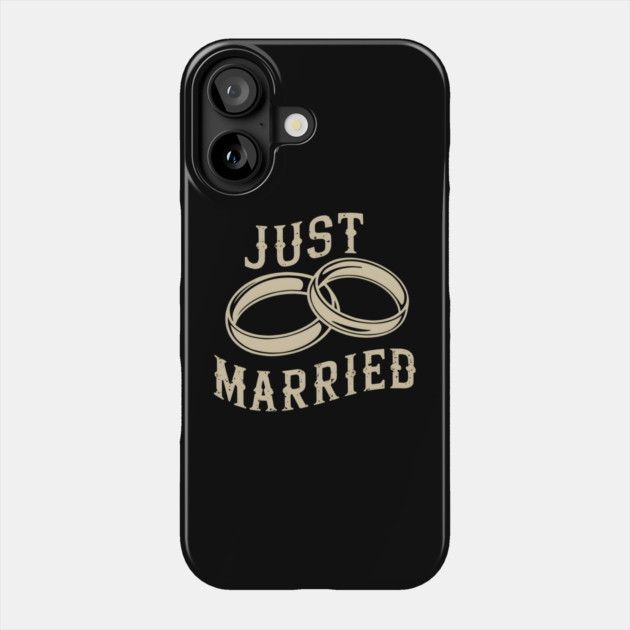 Just Married Phone Case by MakerMind8.2