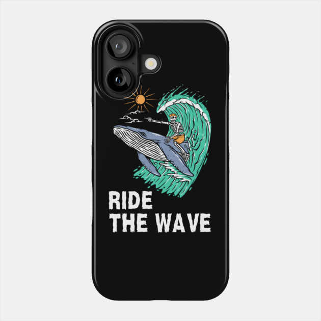 Ride the Wave Phone Case by MakerMind8.2