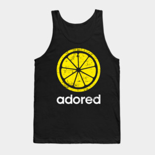 The Stone Roses Adored Indie Manchester Large Lemon Tank Top