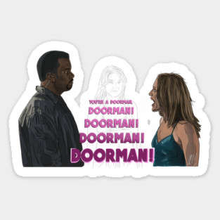 Knocked Up: Doorman Sticker
