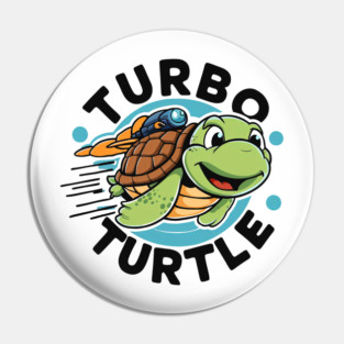Turbo Turtle Pin
