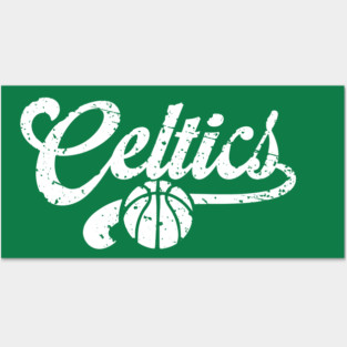 Retro Celtics Posters and Art