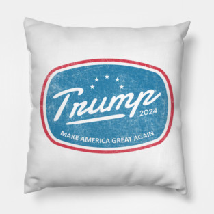 Trump 2024 Retro Pillow