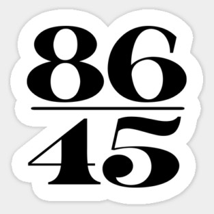 86 #45 Sticker