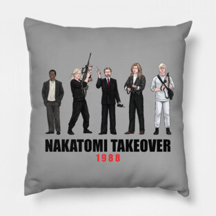 Nakatomi Takeover 1988 Pillow