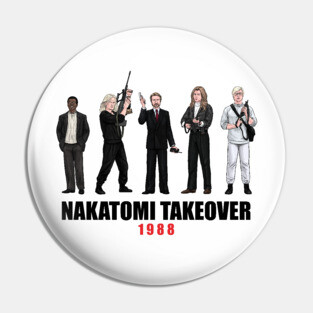 Nakatomi Takeover 1988 Pin