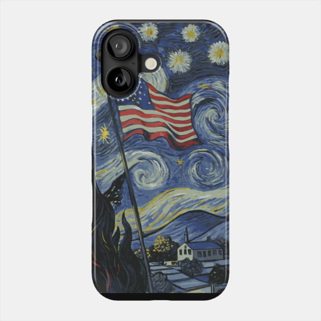 Starry Night 4th Of July Phone Case by The WYLD Tribe