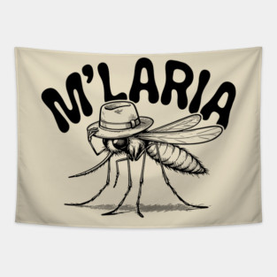 Parody Design - M'Laria mosquito Tapestry