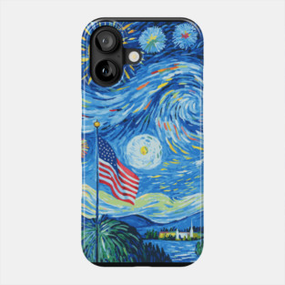 4th Of July Starry Night Phone Case