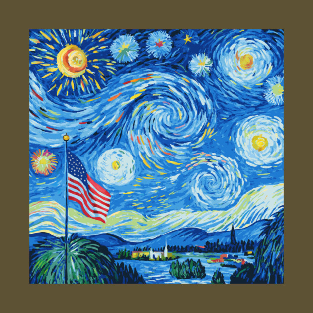 4th Of July Starry Night by The WYLD Tribe