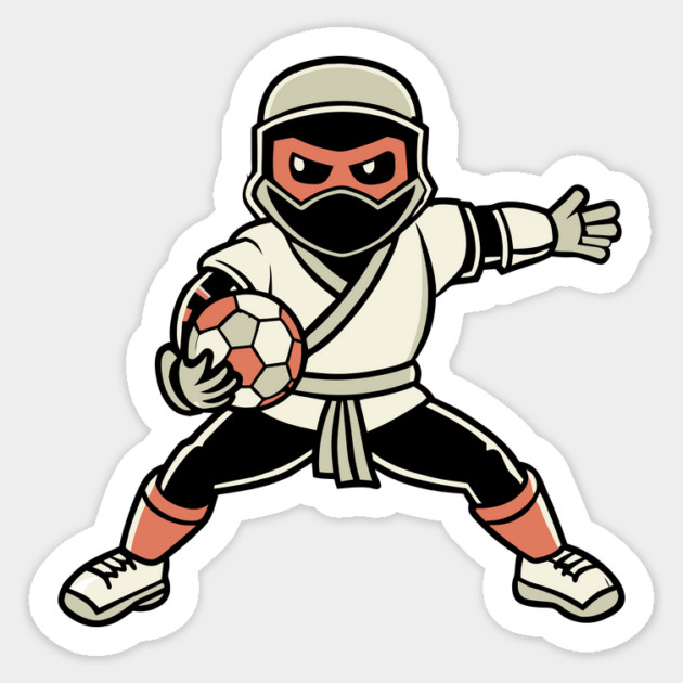 Soccer Ninja Sticker by The WYLD Tribe