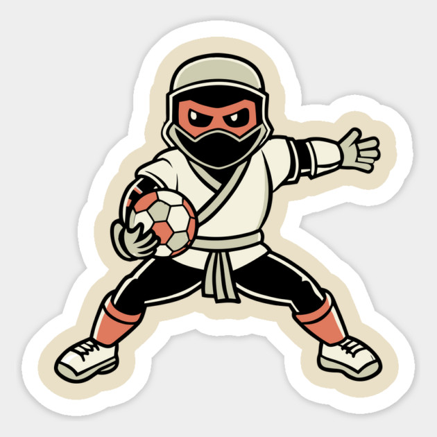 Soccer Ninja Magnet by The WYLD Tribe