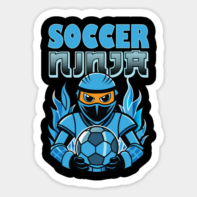 Soccer Ninja Sticker by The WYLD Tribe