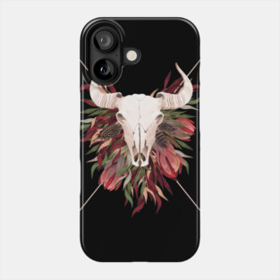 Forest Goat Skull Phone Case
