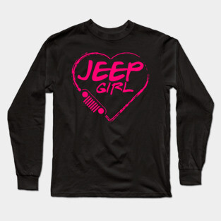 Jeep girl Long Sleeve T-Shirt