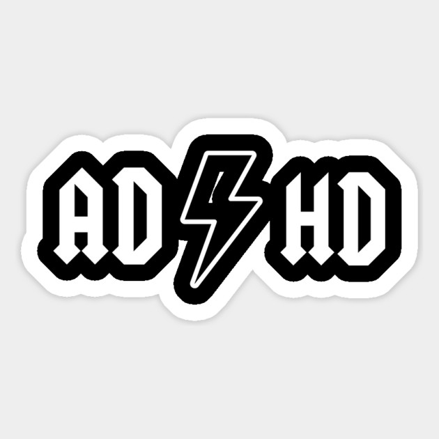 ADHD Magnet by Low Life Shirts