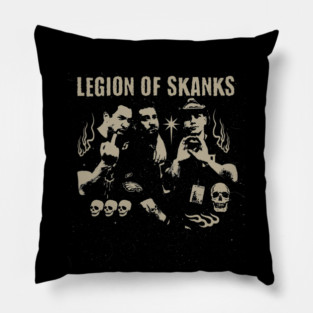 Legion of Skanks Podcast Fan Merch Design Pillow