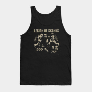 Legion of Skanks Podcast Fan Merch Design Tank Top