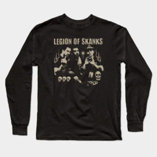 Legion of Skanks Podcast Fan Merch Design Long Sleeve T-Shirt