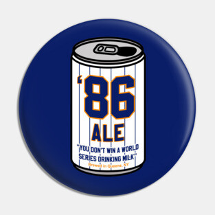 Mets '86 Ale Beer Can Pin