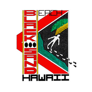 Black Sand Beach of Big Island, Hawaii T-Shirt