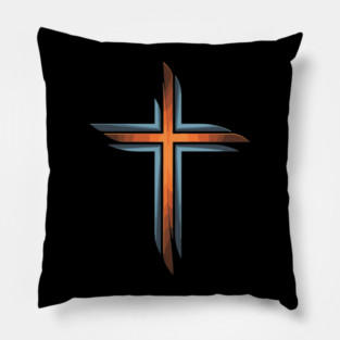 Sharp Cross Pillow