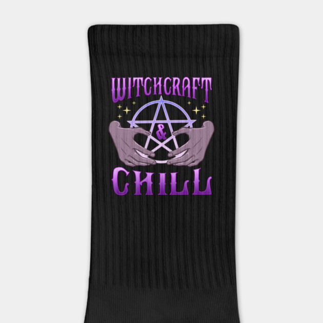 Witchcraft and Chill Occult Pentagram Halloween by creative