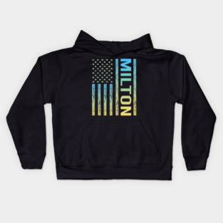Blue Yellow Flag - Milton Kids Hoodie