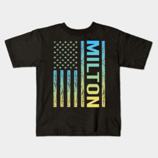 Blue Yellow Flag - Milton Kids T-Shirt