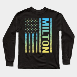 Blue Yellow Flag - Milton Long Sleeve T-Shirt