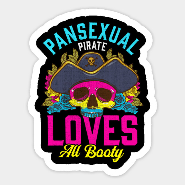 Pansexual Pirate Funny Halloween Trick or Treat Magnet by creative