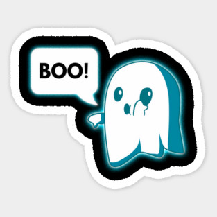 Ghost of disapproval Funny Halloween Trick or Treat Sticker