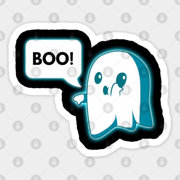 Ghost of disapproval Funny Halloween Trick or Treat Sticker by creative