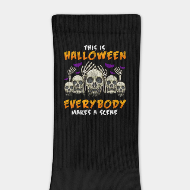 This is Halloween Everybody makes a Scene Funny Skulls by creative
