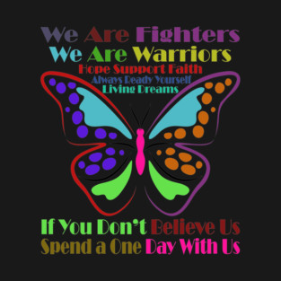 Fibromyalgia Fighter Warrior T-Shirt