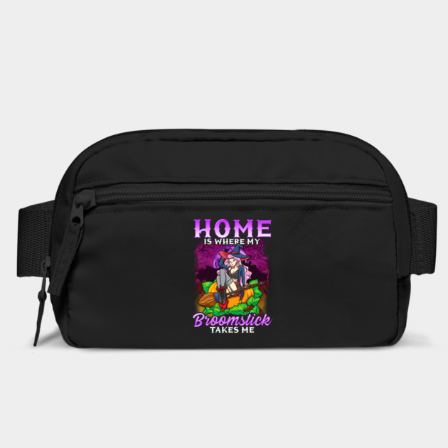 Home is where my Broomstick takes Me Halloween Witch by creative