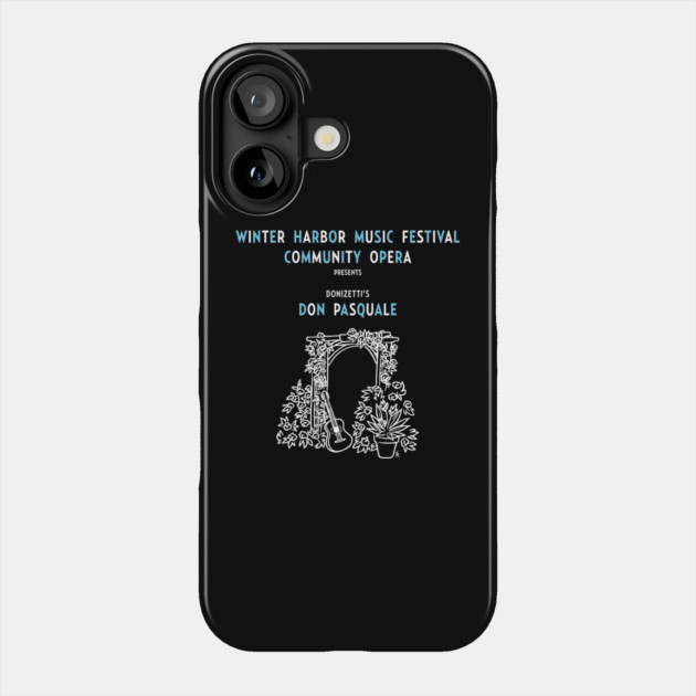 Pasquale shirt Phone Case by Winter Harbor Music Festival