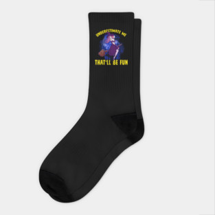 Sexy Halloween Witch Underestimate Me That will be Fun Socks