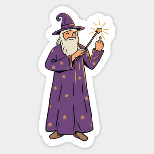 Magic Middle Finger Sticker