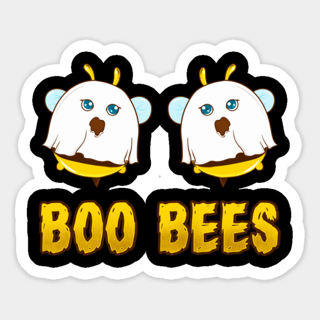 Boo Bees Halloween Ghost Bees Characters Funny Magnet by creative