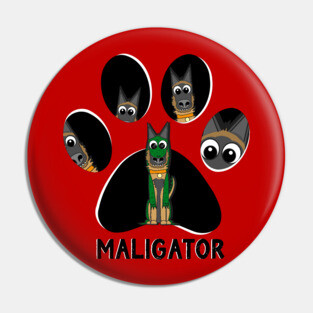 The Pawfect Maligator Pin