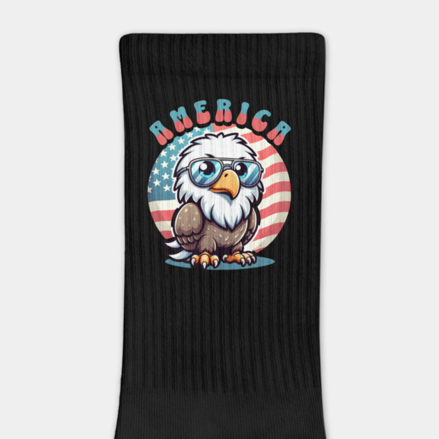 Retro American Bald Eagle by HolidayBug