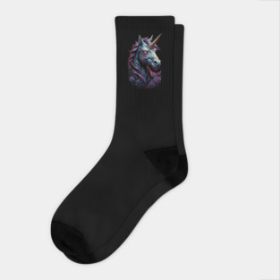 Zombie Unicorn Socks