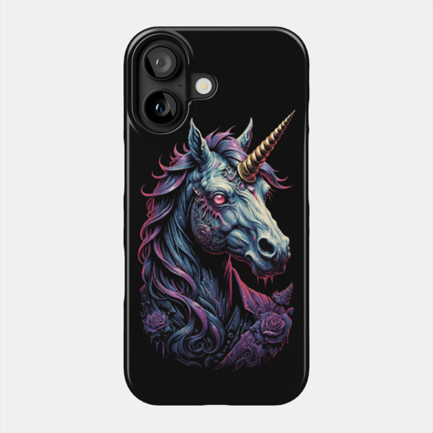 Zombie Unicorn Phone Case by Grave Digs