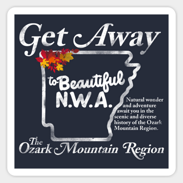 Get Away NWA Magnet by rt-shirts