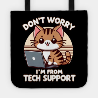 Cat Tech Support Specialist Tote
