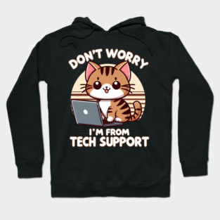 Cat Tech Support Specialist Hoodie